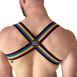 Barcode Berlin Harnais élastique Pride Eternity Noir